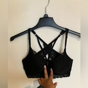 PINK Victoria's Secret Black Lace Bra